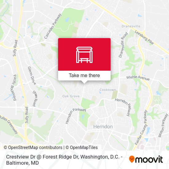 Mapa de Crestview Dr @ Forest Ridge Dr