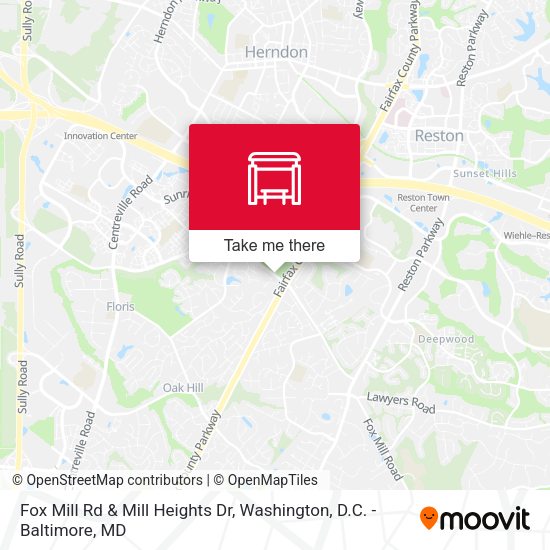 Fox Mill Rd & Mill Heights Dr map