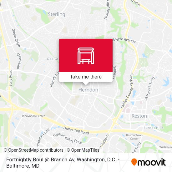 Mapa de Fortnightly Boul @ Branch Av