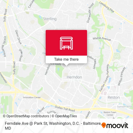 Mapa de Ferndale Ave @ Park St
