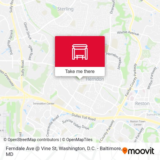 Ferndale Ave @ Vine St map