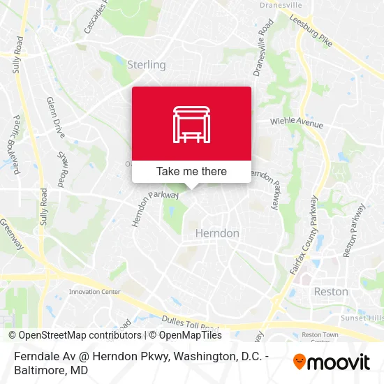 Mapa de Ferndale Av @ Herndon Pkwy