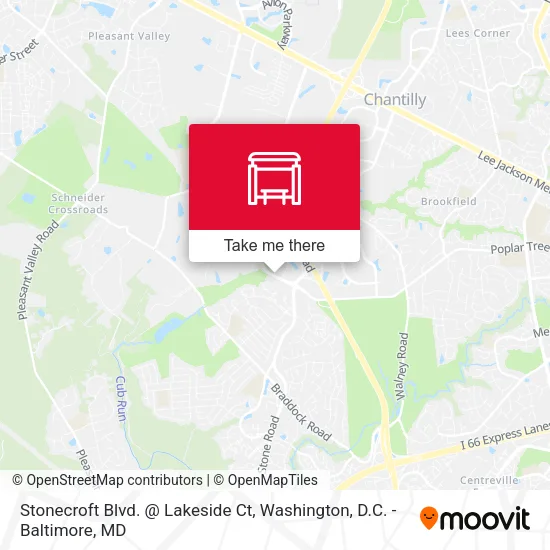 Stonecroft Blvd. @ Lakeside Ct map