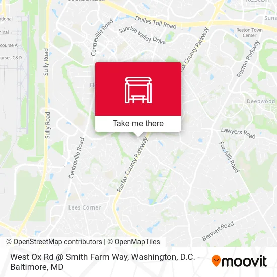 West Ox Rd @ Smith Farm Way map