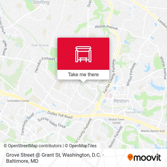 Grove Street @ Grant St map