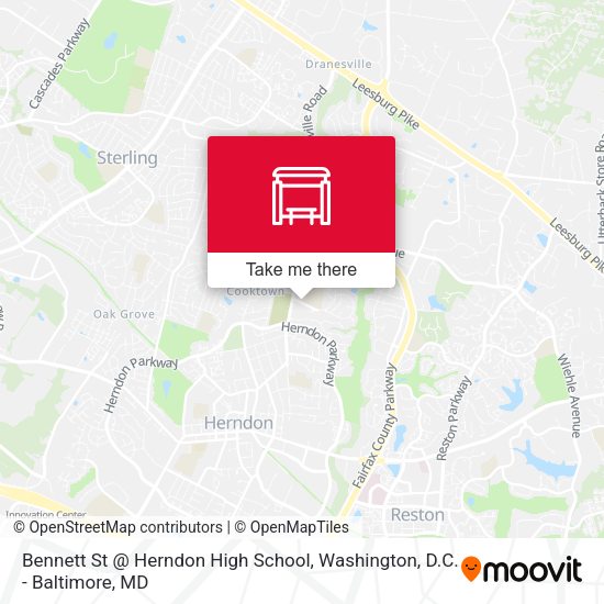 Bennett St @ Herndon High School map