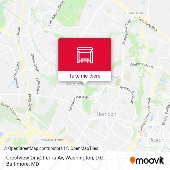 Crestview Dr @ Ferris Av map