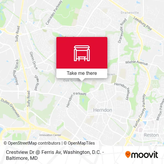 Crestview Dr @ Ferris Av map