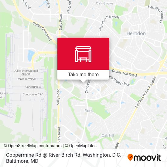 Mapa de Coppermine Rd @ River Birch Rd