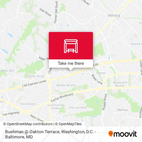 Bushman @ Oakton Terrace map