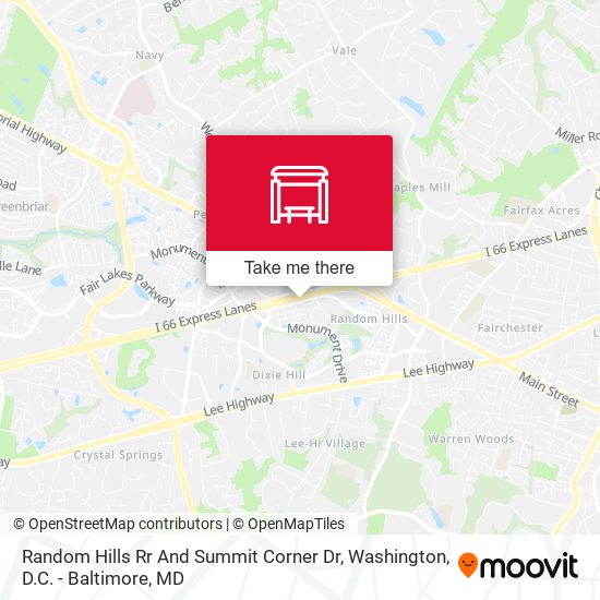 Mapa de Random Hills Rr And Summit Corner Dr