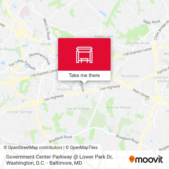Government Center Parkway @ Lower Park Dr map