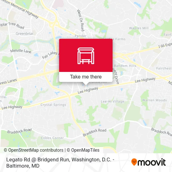 Legato Rd @ Bridgend Run map