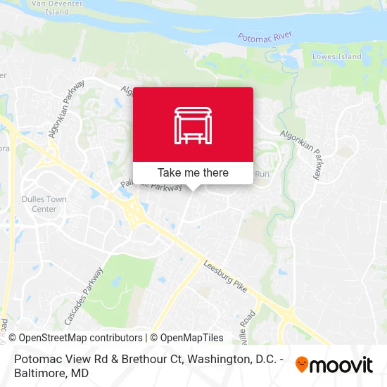 Potomac View Rd & Brethour Ct map