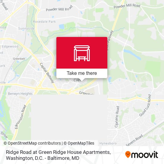 Ridge Road at Green Ridge House Apartments map
