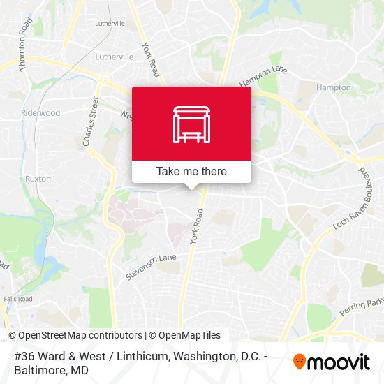 #36 Ward & West / Linthicum map