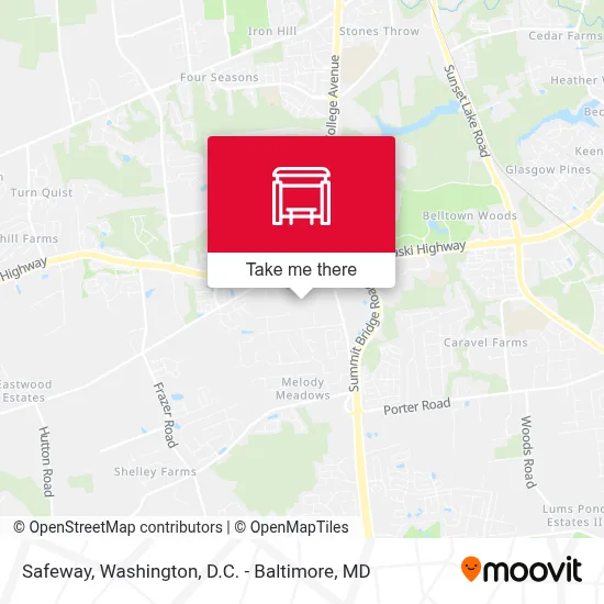 Safeway map