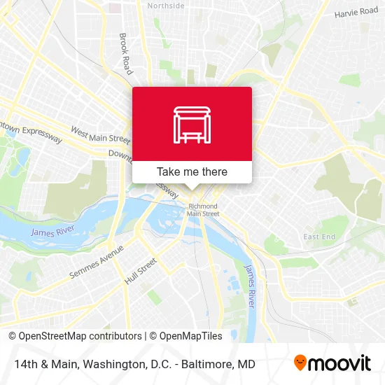 14th & Main map