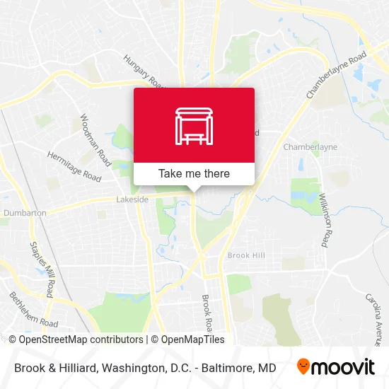Brook & Hilliard map
