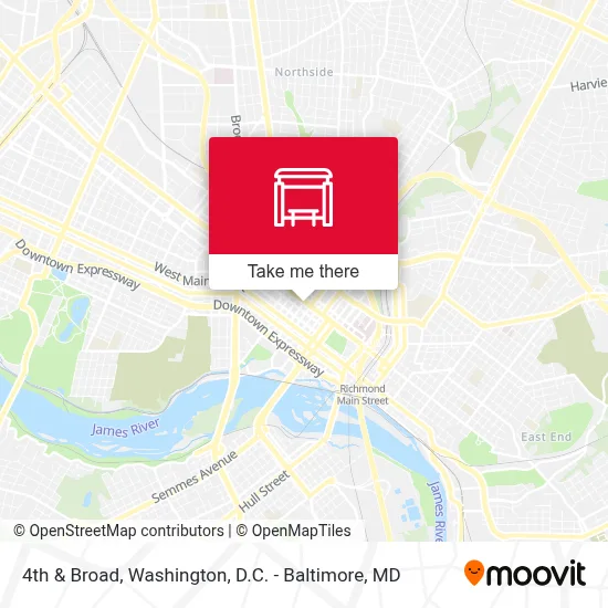 4th & Broad map