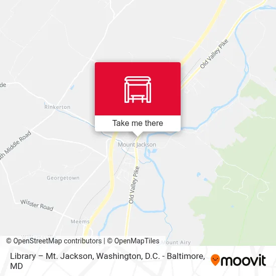 Library – Mt. Jackson map