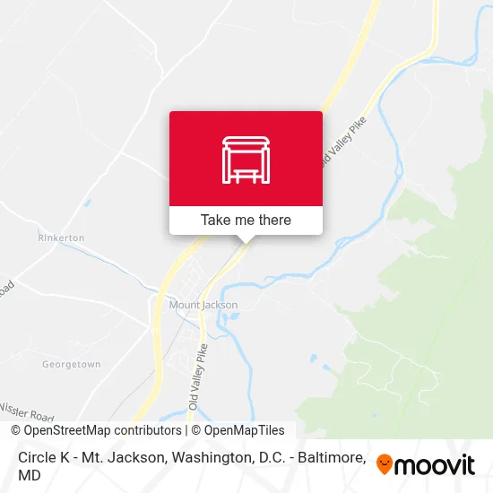 Circle K - Mt. Jackson map