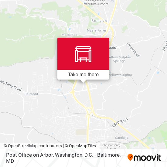 Mapa de Post Office on Arbor