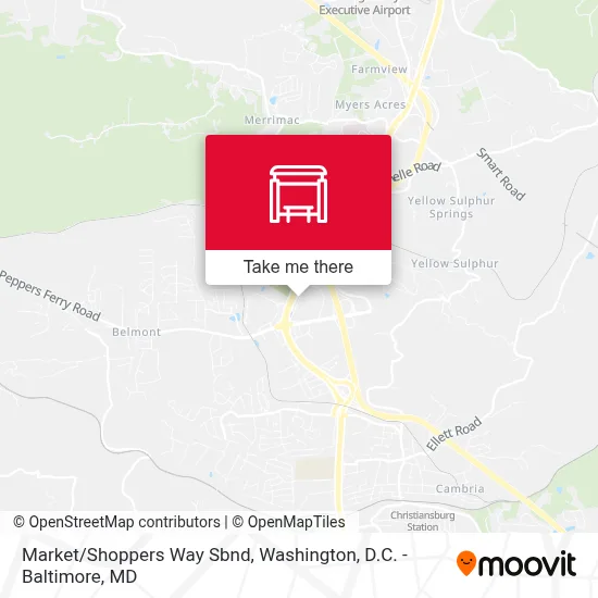Market/Shoppers Way Sbnd map