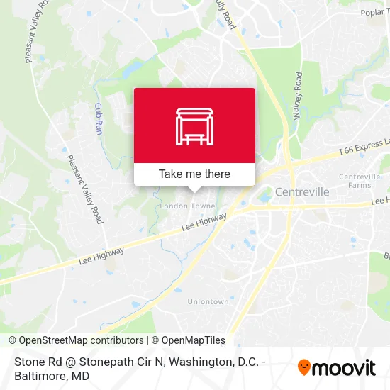 Stone Rd @ Stonepath Cir N map