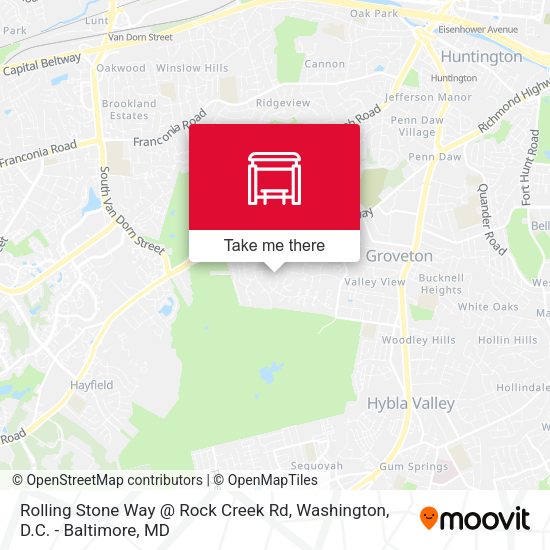 Rolling Stone Way @ Rock Creek Rd map