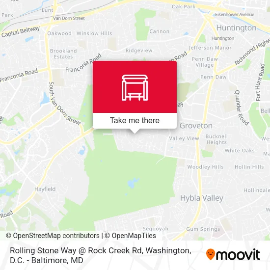 Rolling Stone Way @ Rock Creek Rd map