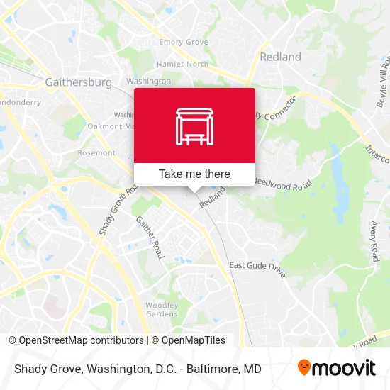 Shady Grove map