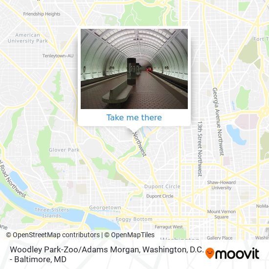 Woodley Park-Zoo/Adams  Morgan map