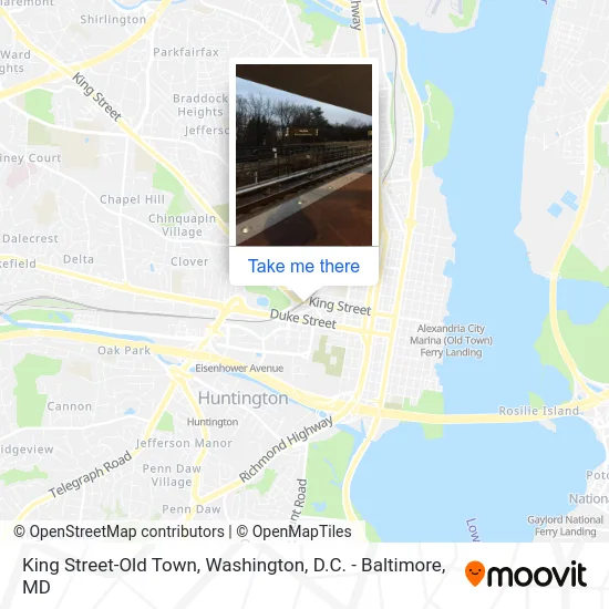 Mapa de King Street-Old Town