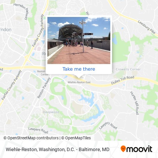 Mapa de Wiehle-Reston