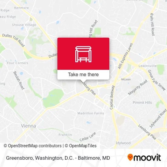 Greensboro map