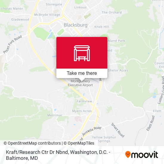 Kraft/Research Ctr Dr Nbnd map