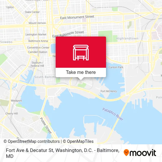 Mapa de Fort Ave & Decatur St