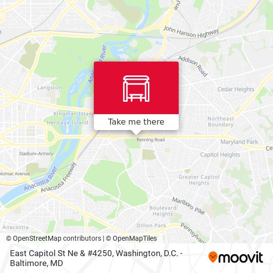 Mapa de East Capitol St Ne & #4250