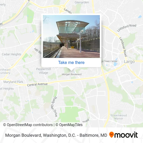 Morgan Boulevard map