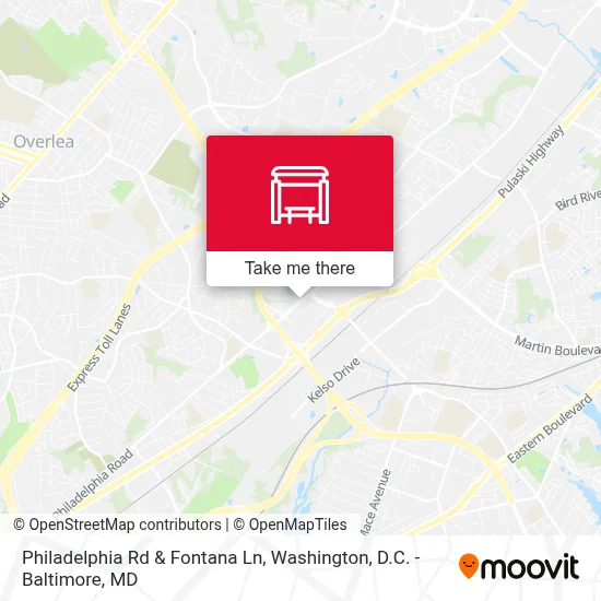 Philadelphia Rd & Fontana Ln map