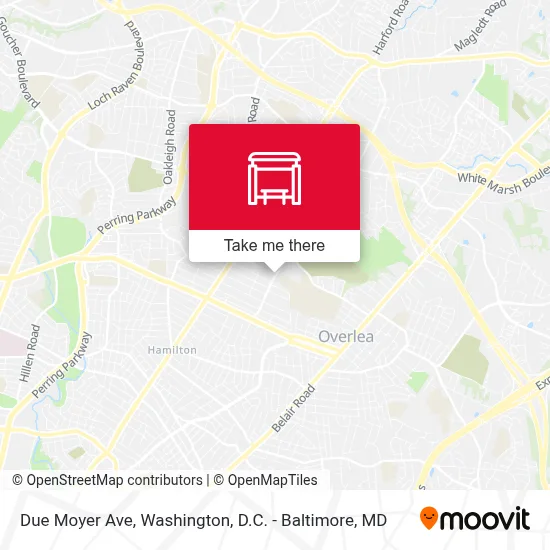 Due Moyer Ave map