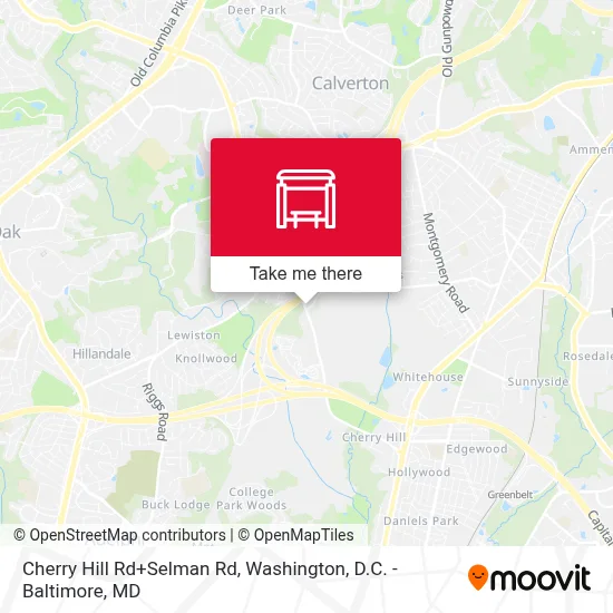 Cherry Hill Rd+Selman Rd map