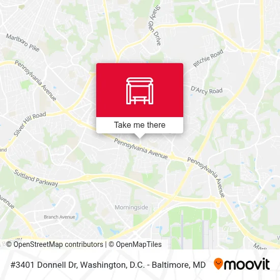 #3401 Donnell Dr map