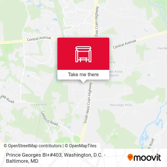 Prince Georges Bl+#403 map