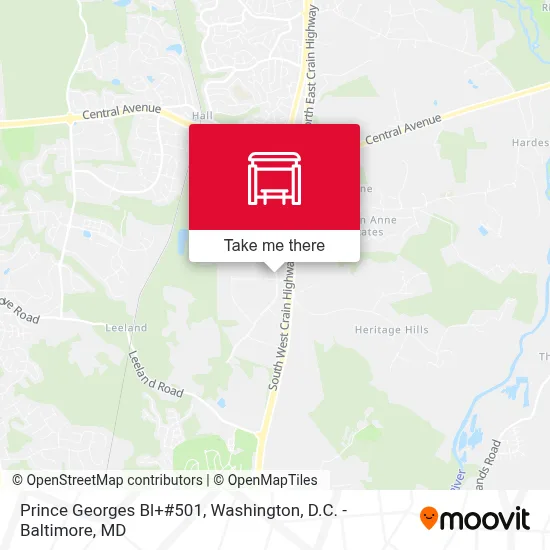 Prince Georges Bl+#501 map
