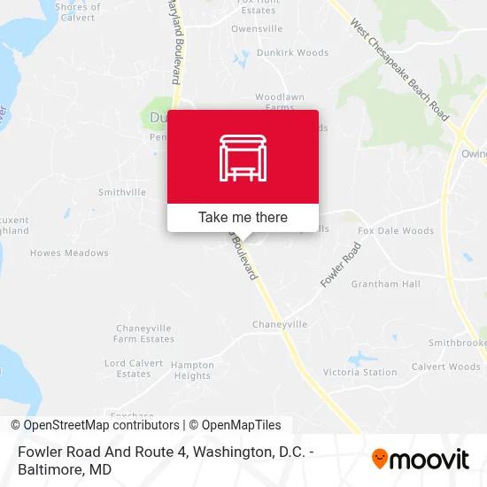 Fowler Road And Route 4 map