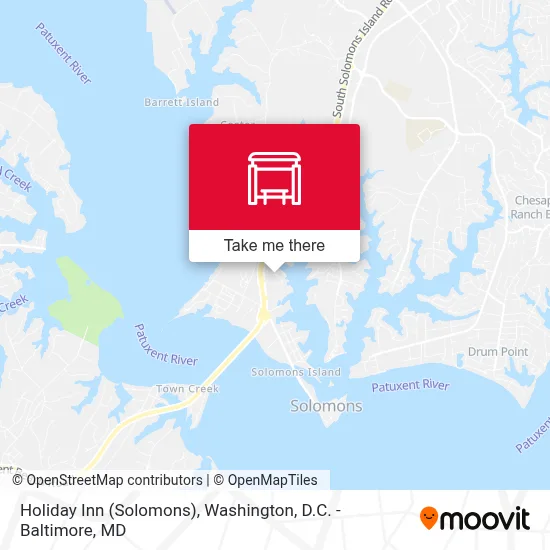 Holiday Inn (Solomons) map