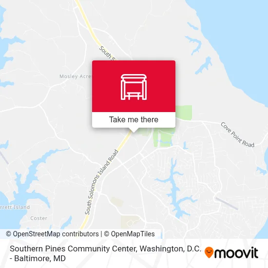 Southern Pines Community Center map