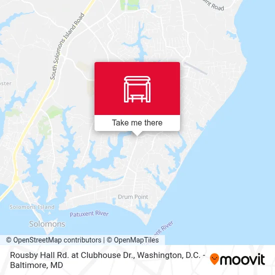 Rousby Hall Rd. at Clubhouse Dr. map